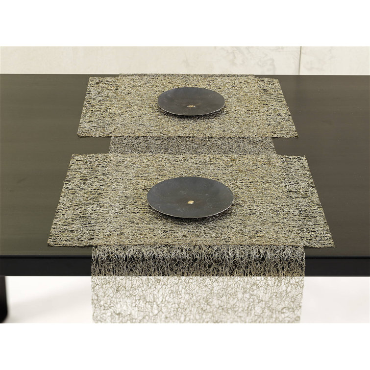 Chilewich Easy Care Metallic Lace Rectangular Placemat & Reviews